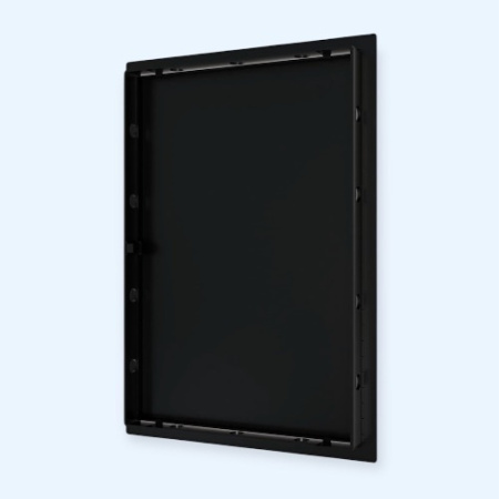 L2030N black Люк ревизионный LN фланец 200х300 нажимной 223х323 пластик black EVECS